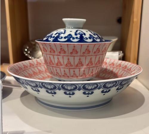 成艺-凤凰迷你1号三才盖碗200ML战马马蹄介杯千佛元宝小介杯三才盖碗 商品图12