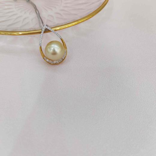 1F金鸿珍珠 金珍珠吊坠 商品图0