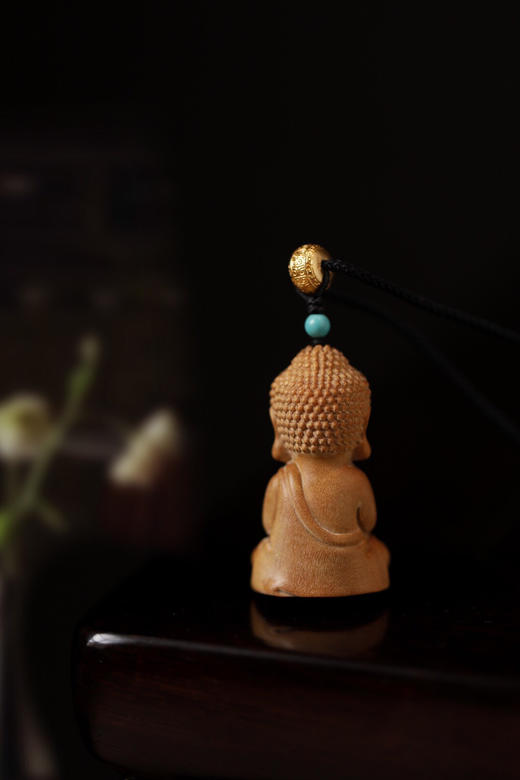 【青山特惠】老山檀【静思佛】吊坠 挂件 s20 商品图3