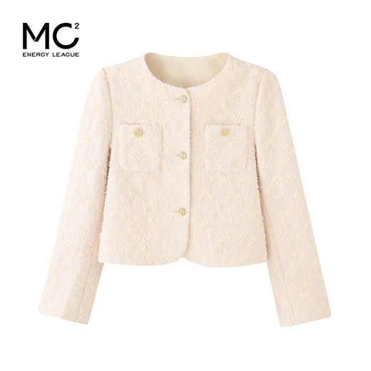 提花简约小香风外套J4212553 商品图4