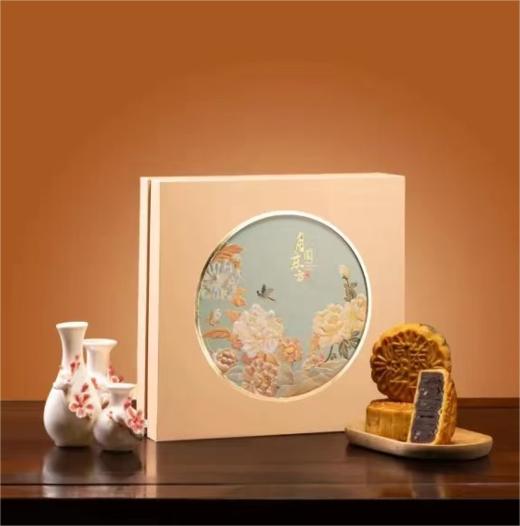 东方宾馆 | 荣华富贵 中秋月饼礼盒180g*4粒装 现货票券同售 商品图0