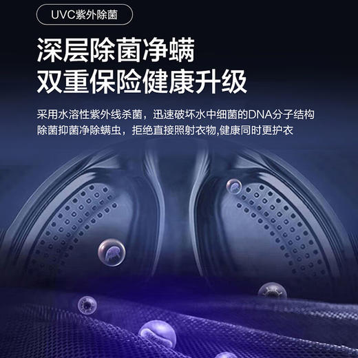 海尔（Haier）10KG滚筒洗衣机洗烘一体超薄精华洗直驱变频智能投放双喷淋炫彩屏386 商品图3