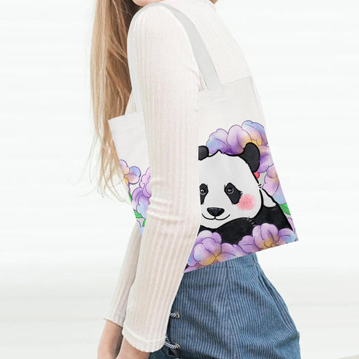 熊猫帆布包 商品图3
