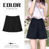 「四色可选！拼团同款」高腰黑色西装短裤 女夏季款a字女裤阔腿时尚短裤显瘦下装 商品缩略图0