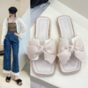 【休闲减龄 百搭MAX】新款蝴蝶结凉拖 夏季外穿仙女风中跟拖鞋 韩版蝴蝶结潮流夏季凉拖鞋 商品缩略图1