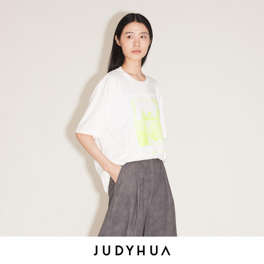 JUDYHUA 张恩利联名款 花园系列贴片TEE 商品图5