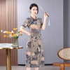 MC 2438妈妈夏装连衣裙国风改良旗袍裙 商品缩略图2