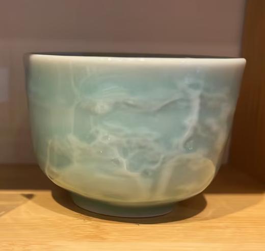 成艺千里江山反口手心杯陶瓷 品茗杯 主人杯80ML复古青观山杯复古青祥龙思缘杯三兔飞天小压手杯 商品图9