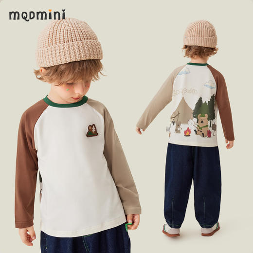 【5A抑菌】【80-140】【MQDmini】男童春秋长袖T恤 商品图4