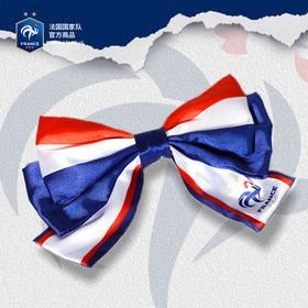 【官方正版】法国国家队丨拼色蝴蝶结发卡头饰女生礼物足球迷姆巴佩