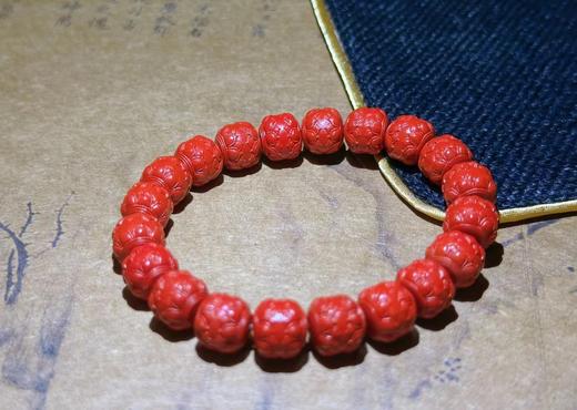 朱砂莲花单圈手串 商品图6