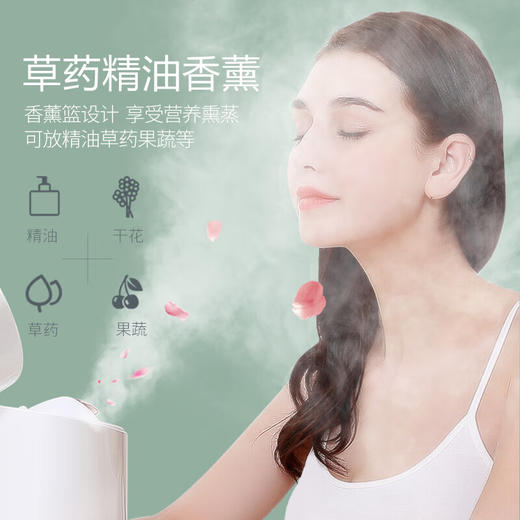 【小家电】mks美克斯蒸脸器 蒸脸仪冷热喷香薰 纳米保湿喷雾补水仪家用脸部360度旋转蒸脸机 NV8398A HF 商品图5