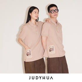 JUDYHUA 张恩利联名款 花园系列口袋POLO衫
