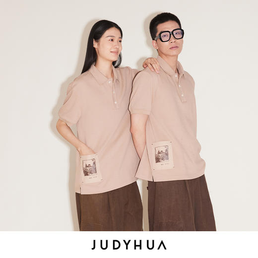 JUDYHUA 张恩利联名款 花园系列口袋POLO衫 商品图0