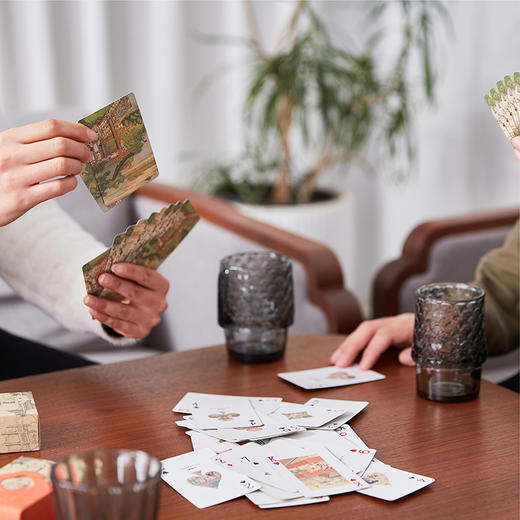 【半日闲】金牡丹红茶1盒 经绿色食品认证 红楼梦掼蛋扑克牌2副 商品图4