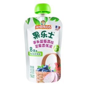 果乐士芋头蓝莓荔枝苹果香蕉泥100g/袋