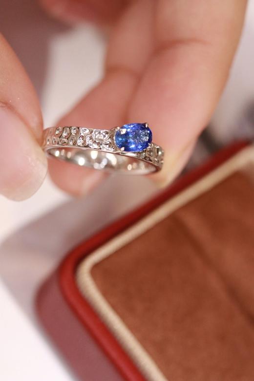 0.58ct 蓝宝石戒指 商品图0