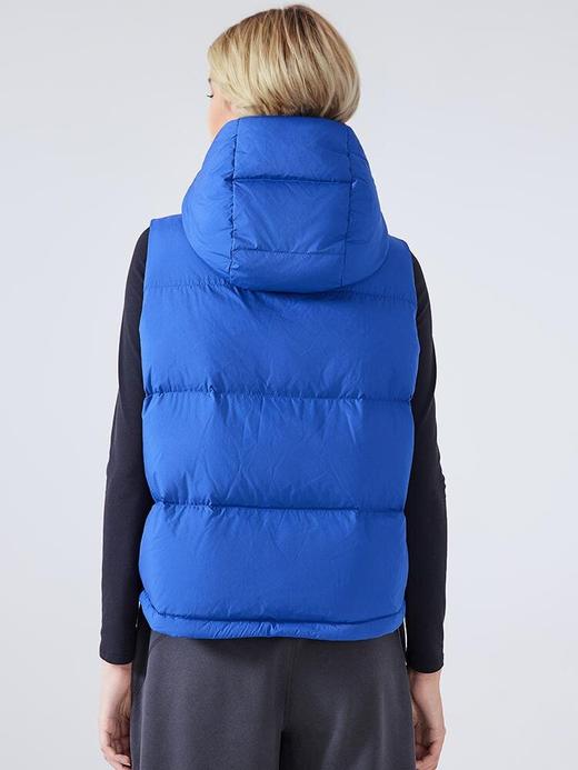 哈瓦塔冬季马甲休闲连帽运动短款羽绒外套H340182 商品图3