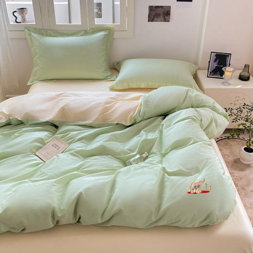 【维科家纺】全棉A类素色三件套-美拉熊 商品图0