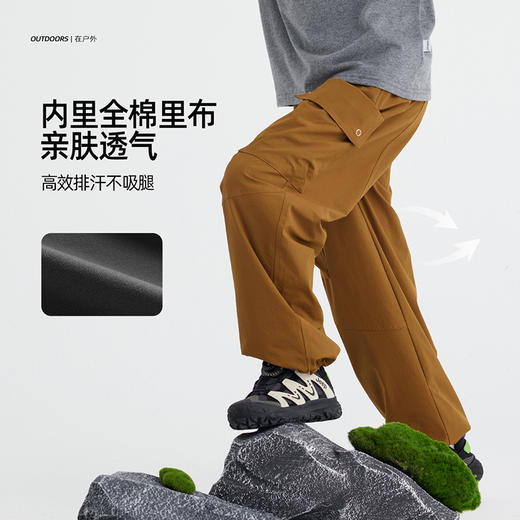 fx-【双层加厚降落伞裤】儿童户外山系工装裤 PQK2401 商品图3