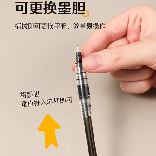 百乐（PILOT）BXC-V7 0.7mm直液式走珠笔中性水笔签字笔可换墨胆水性笔 商品图2