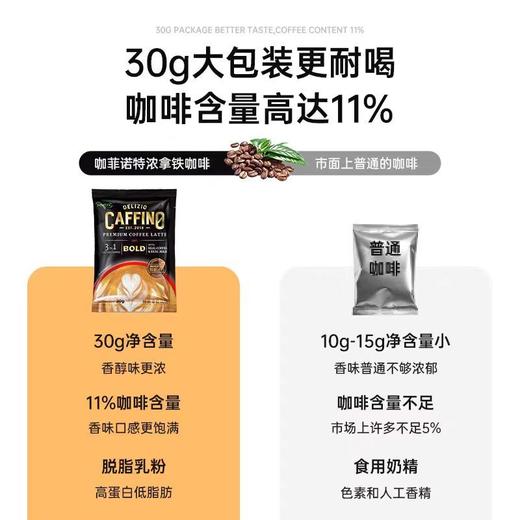 啪啪通咖菲诺450g特浓拿铁风味速溶咖啡 商品图1