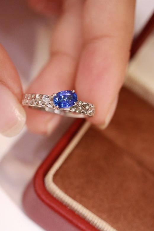 0.58ct 蓝宝石戒指 商品图5