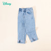 迪士尼【脚口米妮刺绣】24春秋款女童牛仔长裤中大童休闲裤儿童长裤ZD3DK013 商品缩略图9