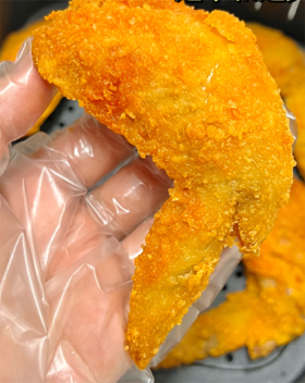 超薄裹粉 | 1分钟学会炸黄金脆脆翅！