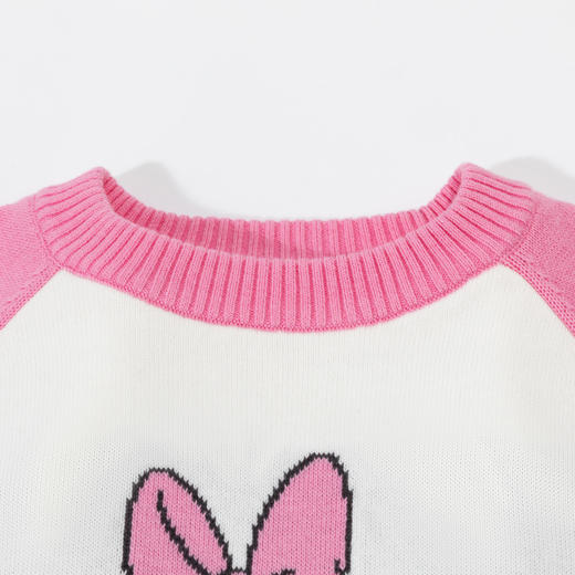 迪士尼童装T恤长袖女孩春装2024新款体恤春秋款儿童套头上衣ZD3DS032 商品图6