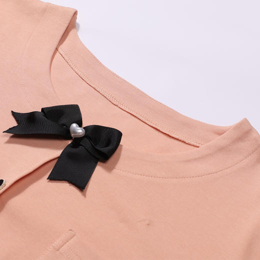 都市丽人睡衣好睡好眠长袖家居服RC50/50双面薄女士棉质套装LHT2M6 商品图4