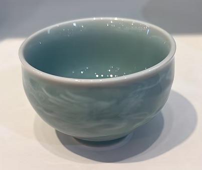成艺千里江山反口手心杯陶瓷 品茗杯 主人杯80ML复古青观山杯复古青祥龙思缘杯三兔飞天小压手杯 商品图14