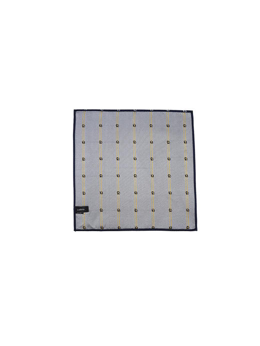 callisto蓝色桑蚕丝口巾 商品图1