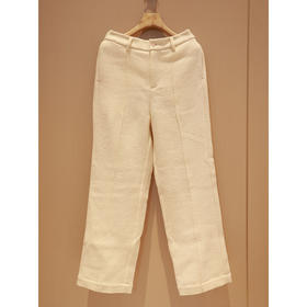 【抖音专属】高腰休闲裤24709014凝脂