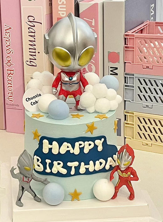 男孩奥特曼生蛋糕 商品图0