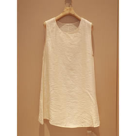 中长背心裙（21618027-米色）