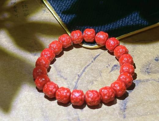 朱砂莲花单圈手串 商品图5