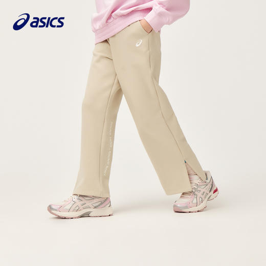 【商城同款】ASICS/亚瑟士童装女生阔腿长裤修饰腿型运动裤子新款 商品图0