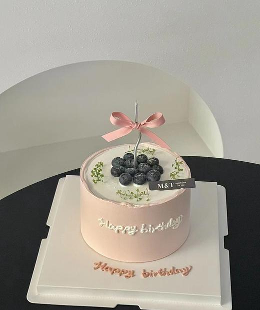 简约高级粉色系蛋糕 商品图0