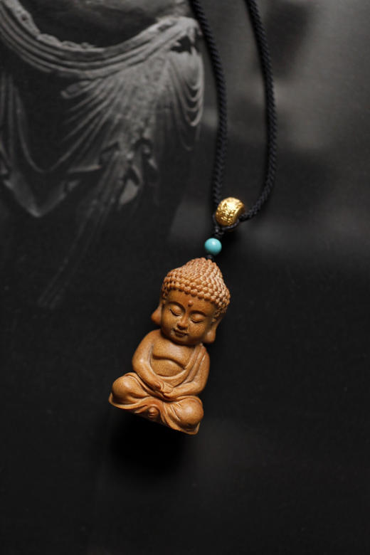 【青山特惠】老山檀【静思佛】吊坠 挂件 s20 商品图4