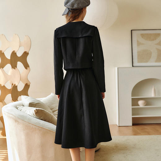 欧芮儿气质小香风黑色时尚套装两件套女秋季2024新款法式高级感 商品图3