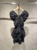 INASAMI - Sille Dress - Black Linen - 女装 - 连身裙 - 黑色 商品缩略图0