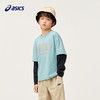 【商城同款】ASICS/亚瑟士童装男童秋季宽松假两件卫衣长袖T恤新 商品缩略图0