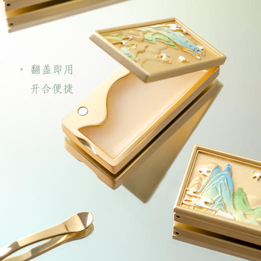 【故宫香膏】千里江山固体香膏 商品图4