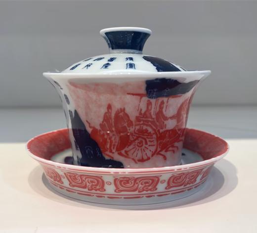 成艺-凤凰迷你1号三才盖碗200ML战马马蹄介杯千佛元宝小介杯三才盖碗 商品图8