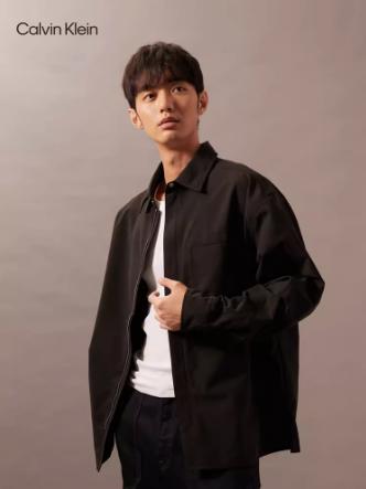 CK Jeans男士休闲工装风简约刺绣衬衫式外套J325879 商品图1