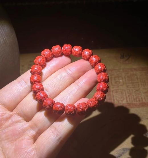 朱砂莲花单圈手串 商品图4