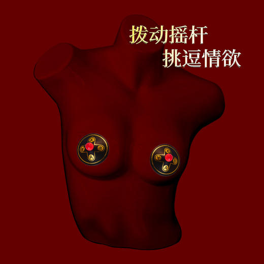【原创新品】纵锦浪里 摇杆血滴子乳贴乳夹惩戒乳头sm情趣用品 商品图3