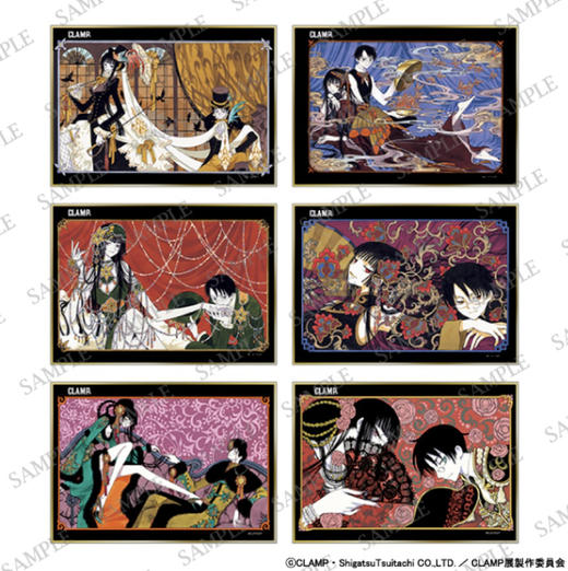 xxxHOLIC CLAMP展 色纸 全6种 6包/盒 谷子 商品图0