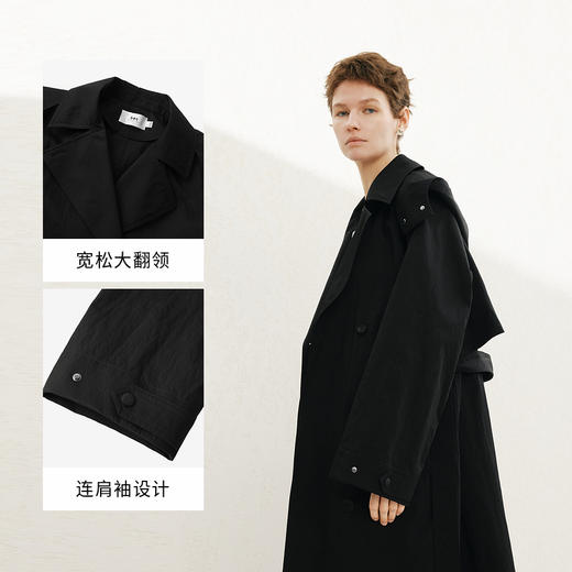 【商场同款】麦檬春中长风衣5F2160031 商品图3